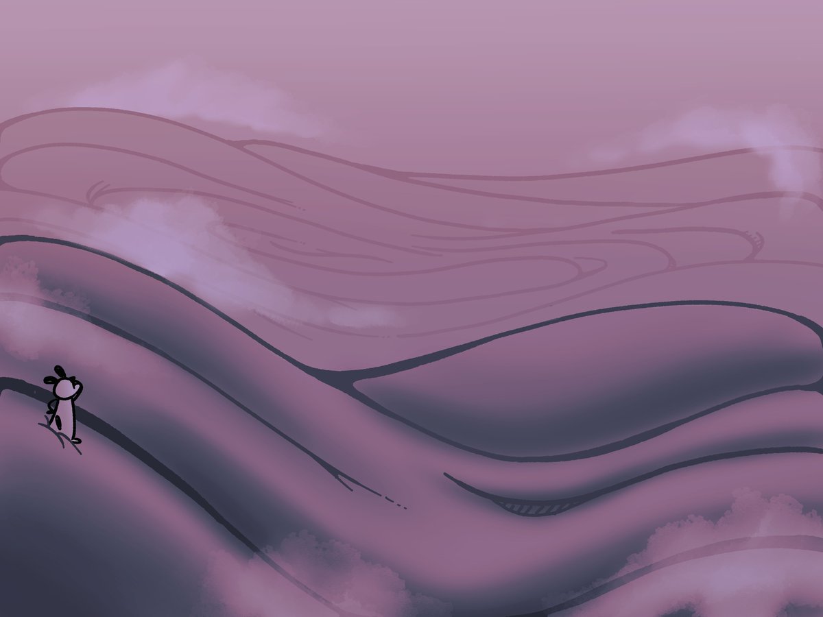 MunchMail_'s tweet photo. (extreme blob/hyperfat)
something ive been working on in the background... 
the mountains around here have been looking a bit softer than usual... https://t.co/8WDpjpvNeU