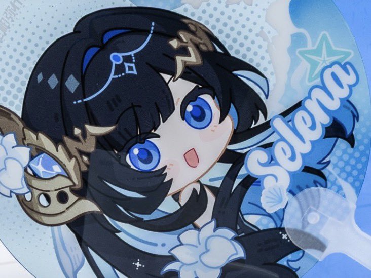 SelenaFArchive's tweet photo. Selena sticker that a individual came across in BiliBili world. I saw this in my timeline awhile scrolling and wanted to show you all 🪻🎼🌊✨ CHIBI!!! https://t.co/BuAAUAurTT