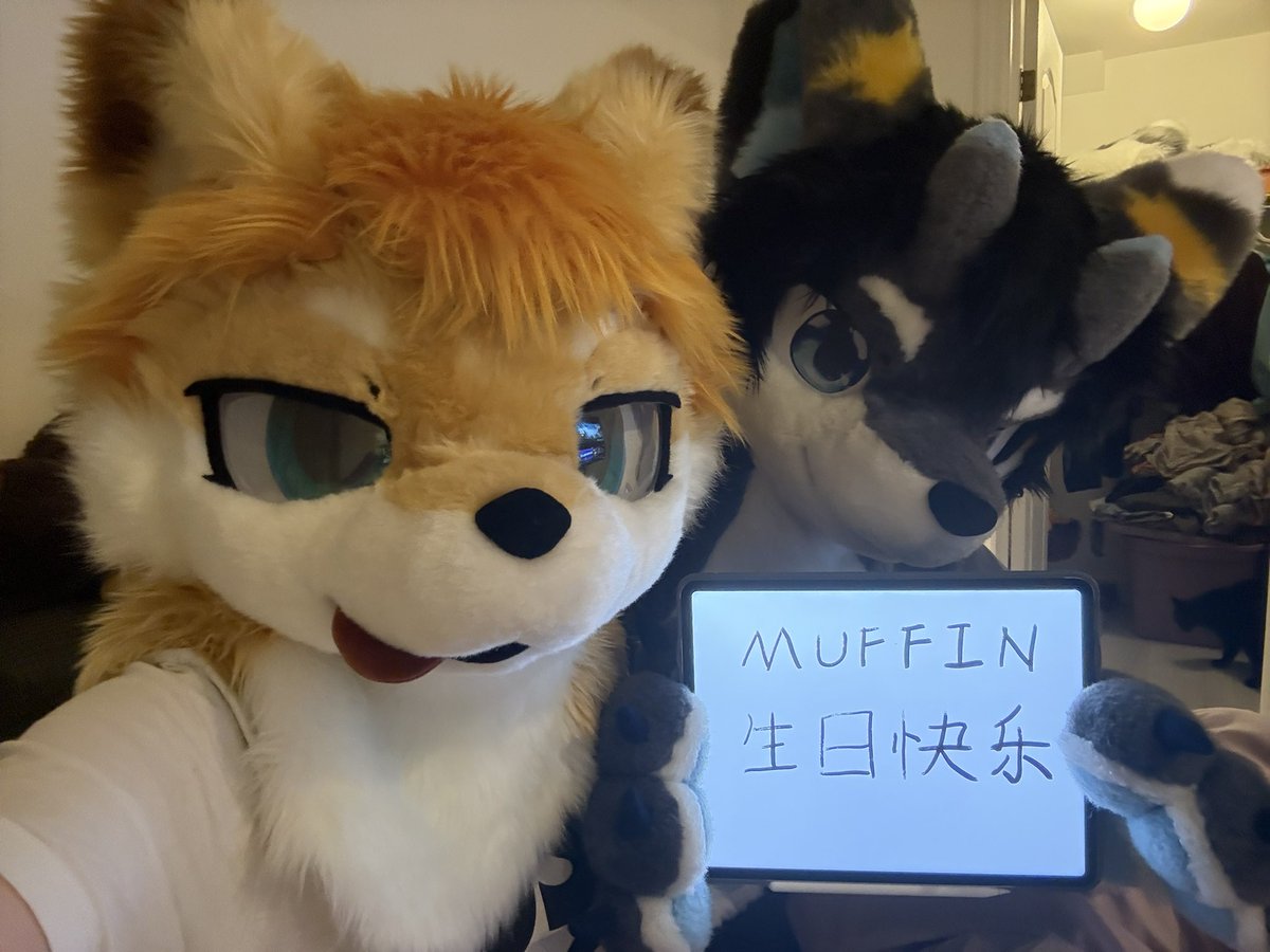 Tetopto's tweet photo. @IIIMuffinIII 生日快乐~~~ https://t.co/qEzvYQYLJ7