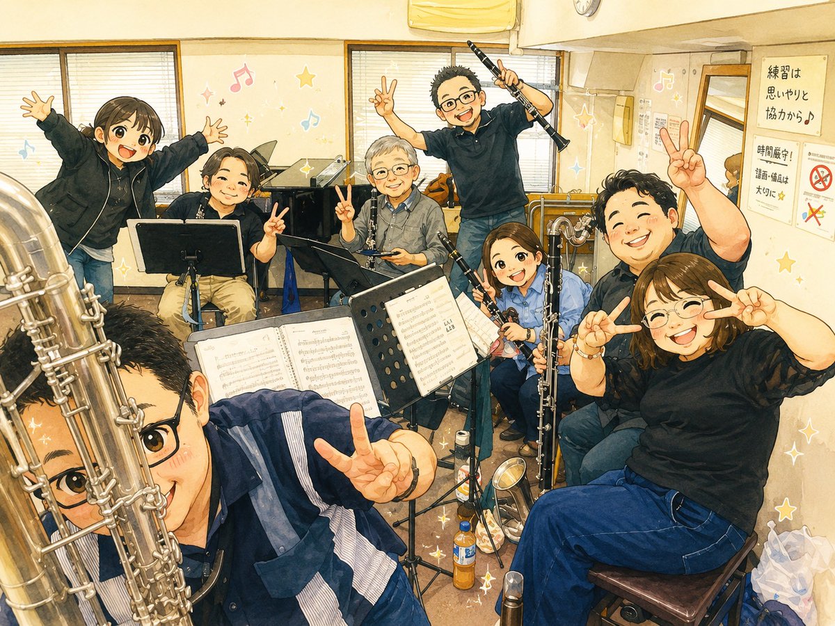 takabada's tweet photo. 日曜日朝活は
クラリネットアンサンブルCOSMO
オクテット練習
べークラ担当でした
オクテットはいいぞ！
@COSMO200204 https://t.co/WbGwG877vH