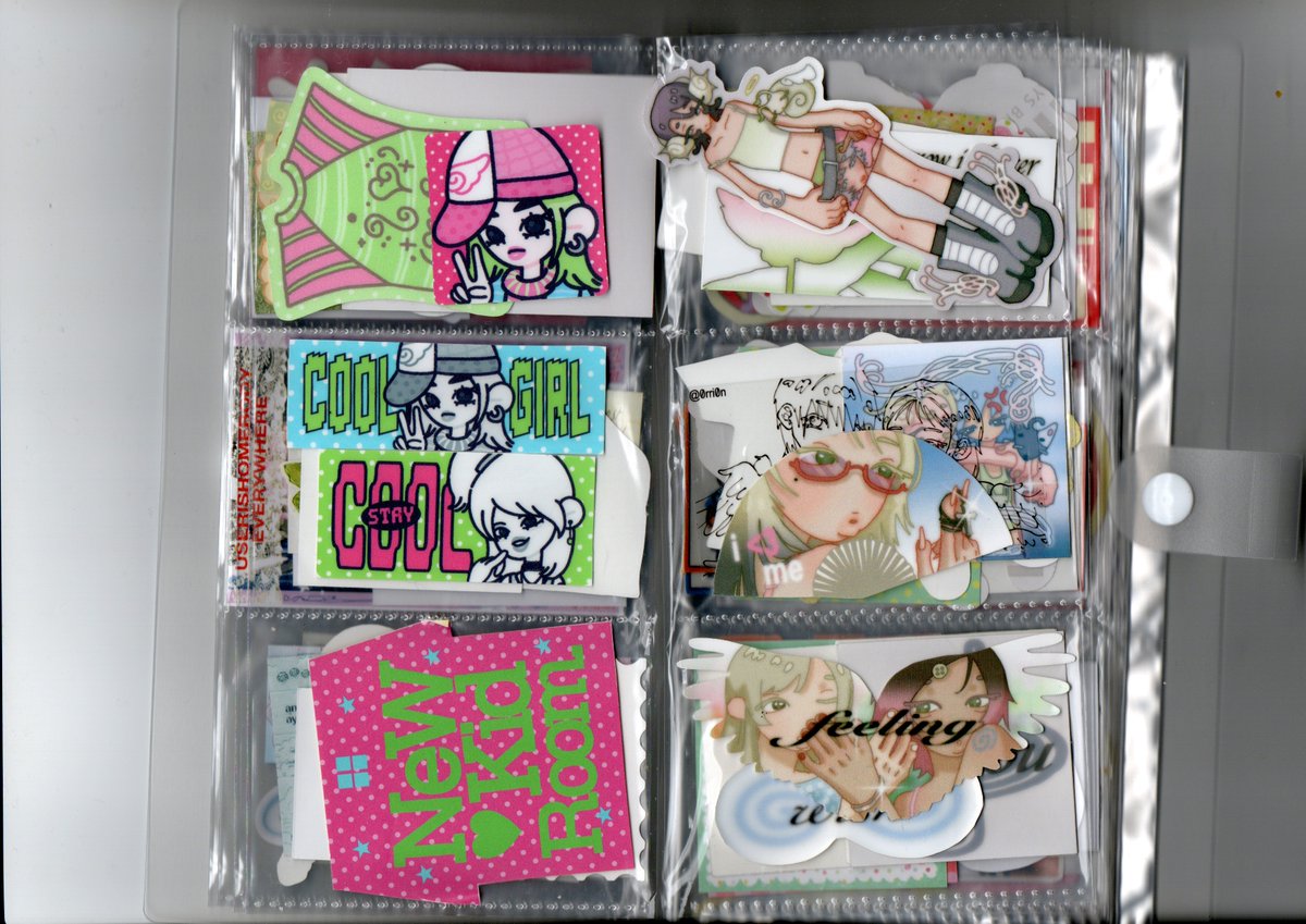 deirsetnet's tweet photo. some pages from my sticker binder 𐔌՞. .՞𐦯 https://t.co/5PtlbiELU9