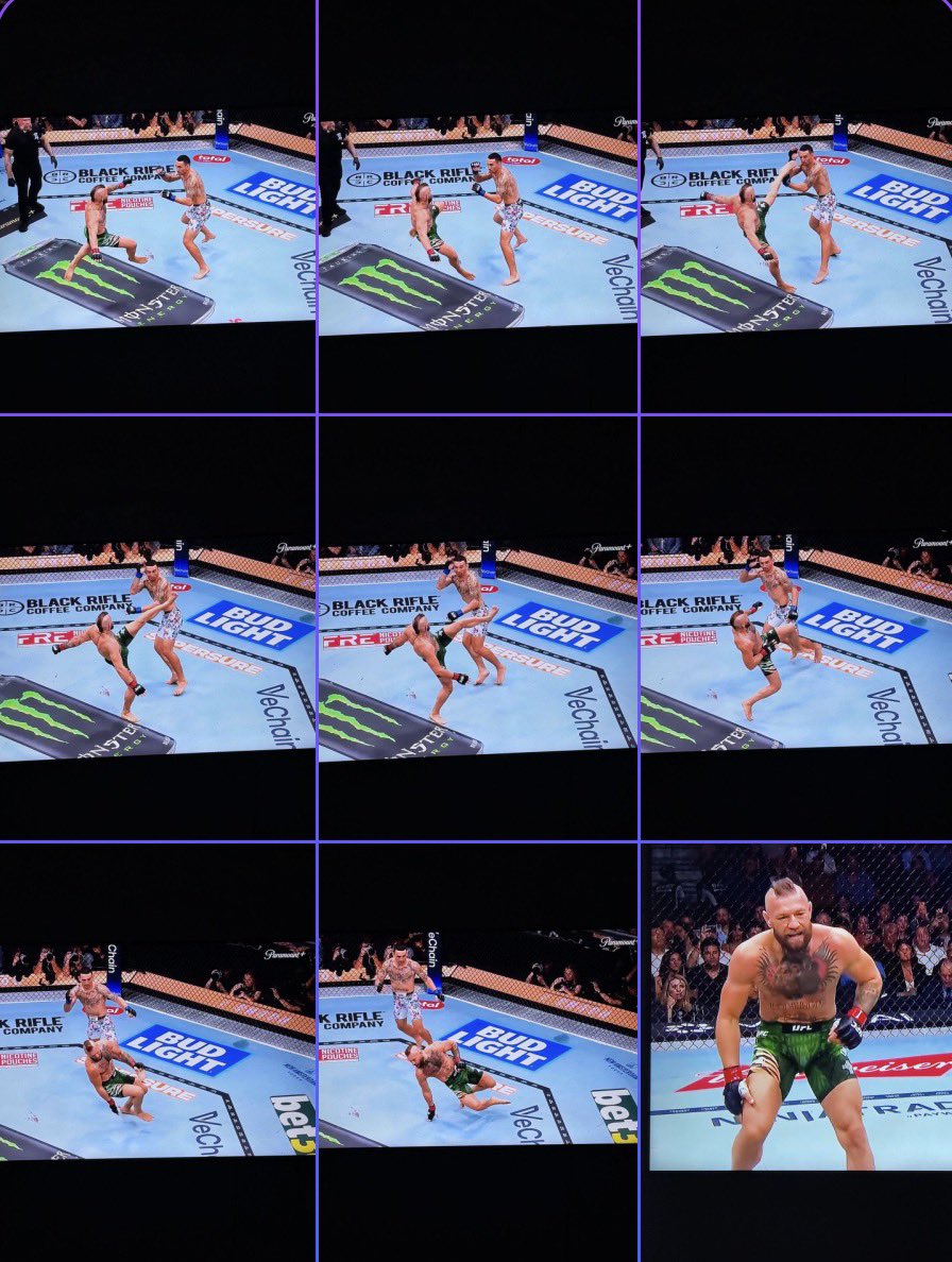 LQDGOD's tweet photo. Here’s the full fight in case you missed it 😂
#UFC329 #ConorMcGregor #MaxHolloway #UFC #MMA https://t.co/Zeu4B6Ohbz