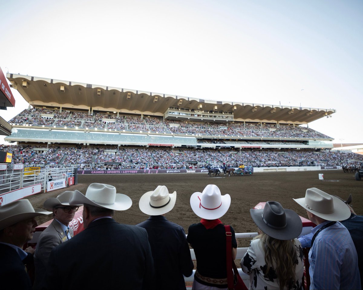 MarkJCarney's tweet photo. Back home in Alberta for the greatest outdoor show on earth. https://t.co/Swix7GuyRb