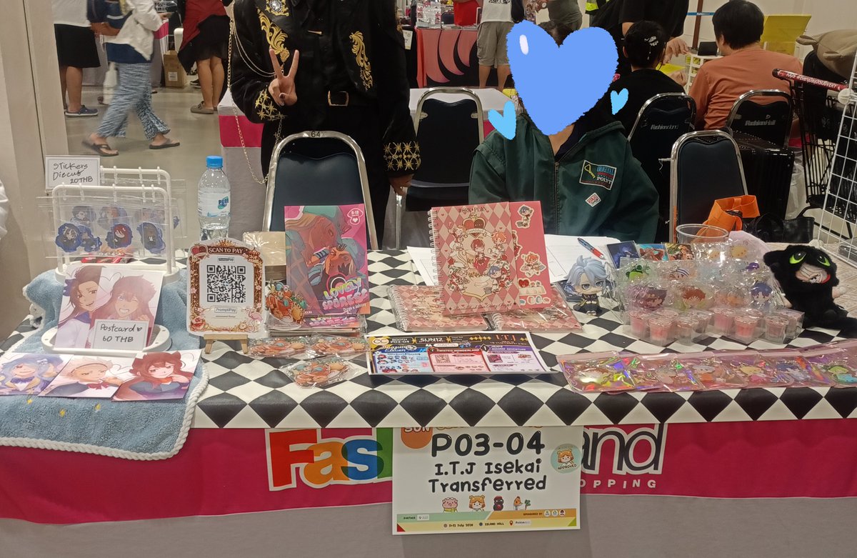 penchuunibyou's tweet photo. มาอยู่บูธแล้วค้าบ 💙

Comic Creative #CC #CC_SUN
🍎 บูธ P03-04 [ เซะกุซี่โซน ]
📅 วันอาทิตย์ 12 กรกรฎาคม 2569
⏰ เวลา 11:00 - 16:00 น. ( นายอาทิตย์กลับก่อนงานจบ )
📍 สถานที่ Island Hall, Fashion Island 3rd Fl

🍀 คนร่วมบูธ
@ Mijiko Mewiiji
@ Kaname
@ ยอดเหรัญญิก https://t.co/zMaCiPD32u