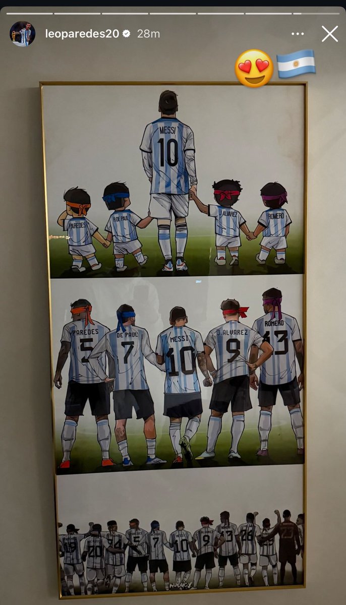 brfutboll's tweet photo. 📲 Leandro Paredes on IG ❤️🇦🇷 https://t.co/9IxIsO7lml