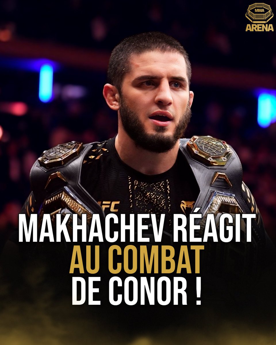 MMArena_'s tweet photo. ISLAM MAKHACHEV 🦅 RÉAGIT AU COMBAT DE CONOR MCGREGOR 🇮🇪

🗣️: " Conor a battu Conor, Bravo Max "

🧷 [ X Makhachev ] https://t.co/jlbELBx3cu