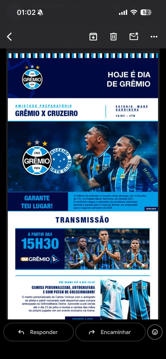 _mcorreaa's tweet photo. @dimhr12 @marcio_neves A comunicação dos jogos sempre é feita por e-mail pros sócios https://t.co/mHIGZs13HV