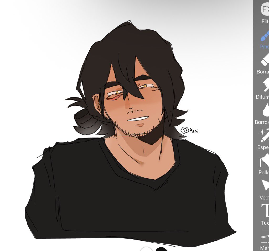 shishikorosu's tweet photo. Aizawa smiling for the heart https://t.co/cY3hrgV0Ho