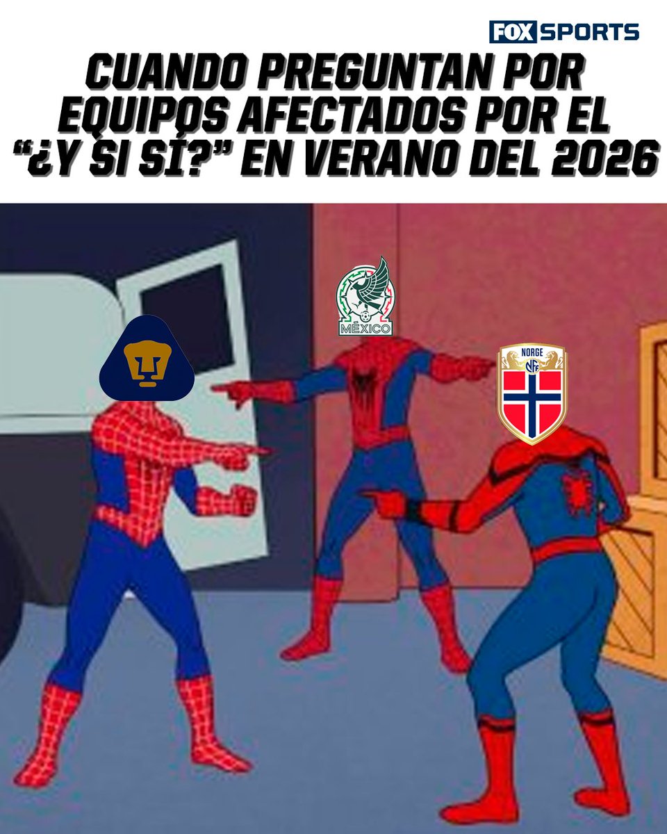 FOXSportsMX's tweet photo. NORUEGA, LA NUEVA VÍCTIMA DEL "¿Y SI SÍ?" 😭🇳🇴

¡Parece una maldición! Noruega fue eliminada por Inglaterra y se convierte en un equipo más que cae después de soñar a lo grande.

Primero fue Pumas en la Liga MX, y en #LaCopaxFSMX cayeron México y los vikingos. 😢

#CentralFOX https://t.co/Knf7KBn943