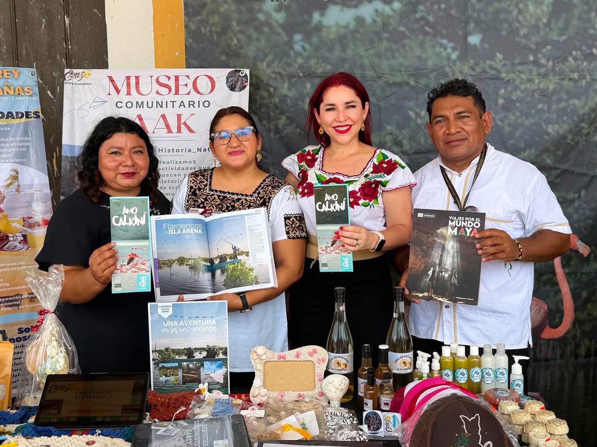 laRepublica_p's tweet photo. Al presentar en el municipio de Calkiní la Agenda de Turismo de la Ruta de la Transformación, la Secretaria de Turismo del Estado, Adda Solís; expresó que las comunidades de Campeche tienen potencial para convertirse en destinos turísticos que generen bienestar y desarrollo. https://t.co/owbkIfLX3S