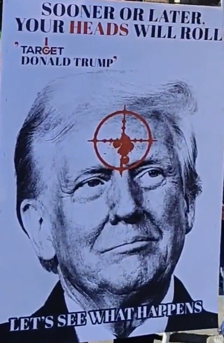 judeangeneral2's tweet photo. @CENTCOM It’s time. 
Time to strike the terrorists in Iran with unprecedented fury as threatened. 

The jihadists will never make an acceptable deal. 
They overtly threaten to assassinate the president (see below)

Make this a night they will never forget. https://t.co/V1ZcRfwt31