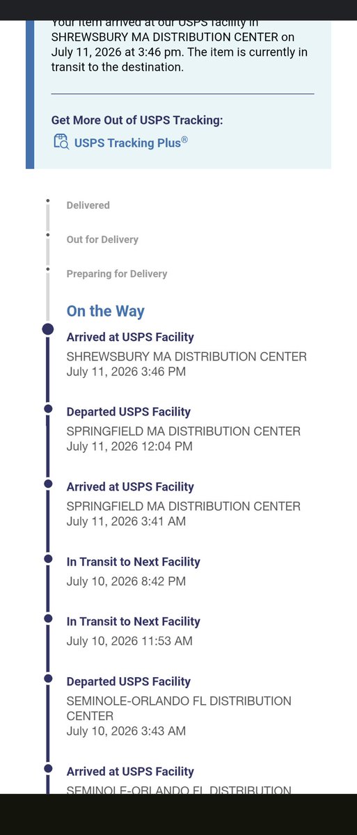 West09Chet's tweet photo. Where are you going coffee? 

Stupid ass @USPS took my @smcroasters coffee from Florida to Massachusetts. That's no where near Alabama. https://t.co/IbHvfc8ZM6
