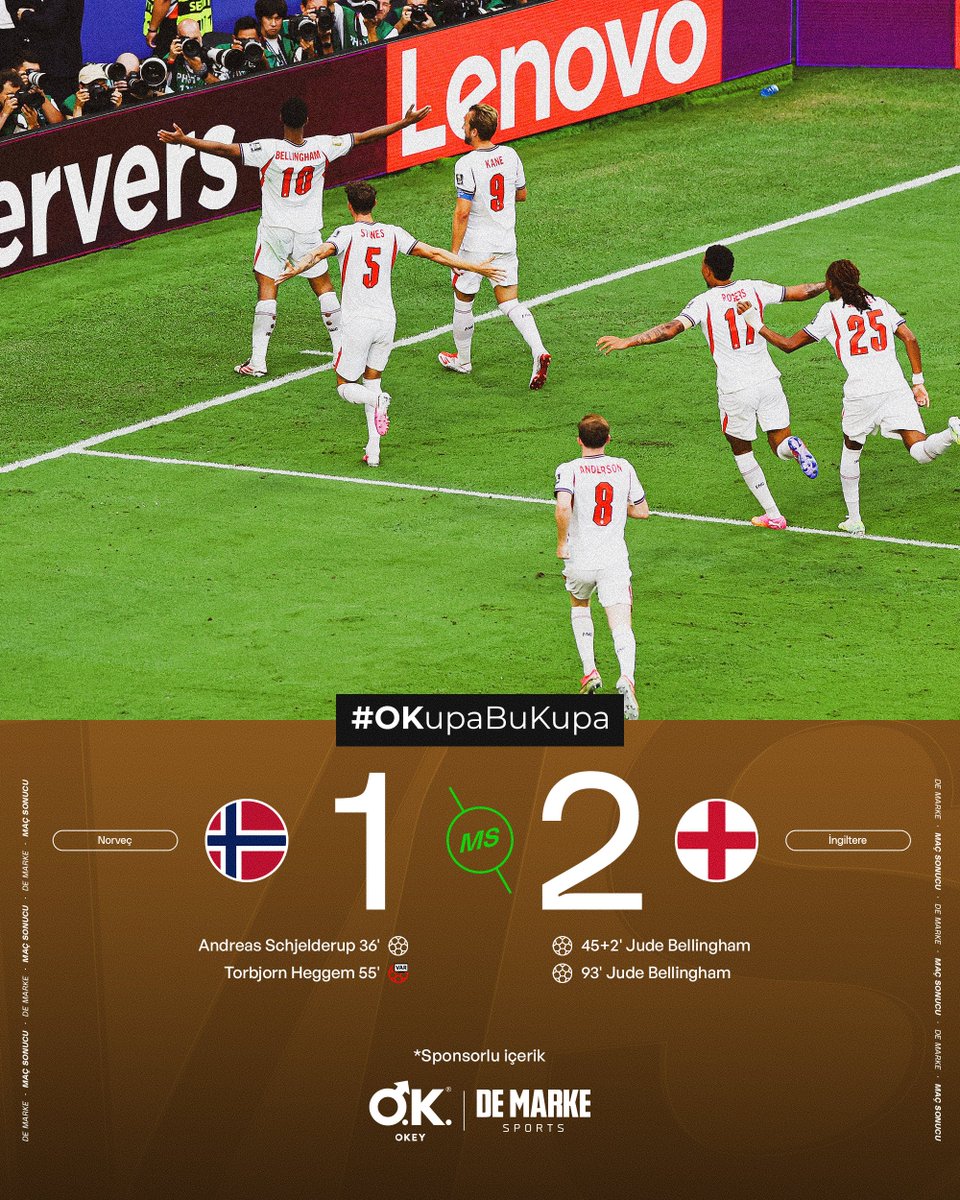 demarkesports's tweet photo. İNGİLTERE YARI FİNALDE!

@clubokey | #OKupaBuKupa https://t.co/viL8rt4WFz