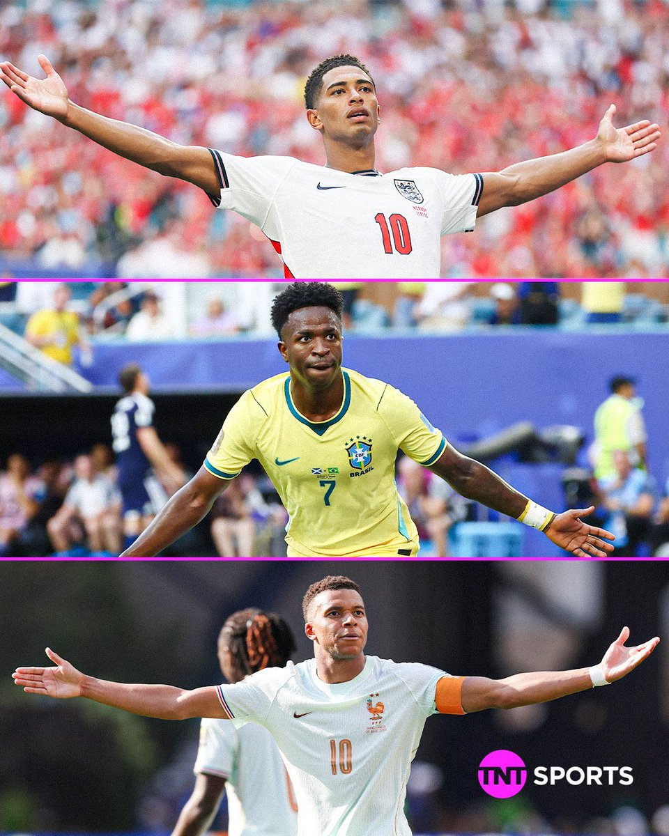 SiaranBolaLive's tweet photo. 19 GOL PEMAIN REAL MADRID DI PIALA DUNIA 2026! TIDAK ADA CLUB LAIN YANG MELAMPAUI CATATAN INI DI PIALA DUNIA!! 

MBAPPE 8
BELLINGHAM 6
VINICIUS 4
ARDA GULER 1 https://t.co/hwxHv92VJN