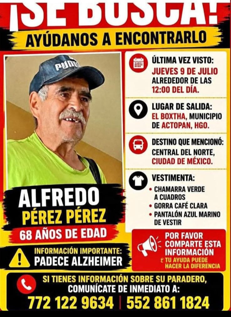 amcarribec3's tweet photo. @Bomberos_CDMX @TlalpanAl @JefeVulcanoCova Por favor su apoyo para rt y localizarlo 🙏 https://t.co/MQBRQWjUDm