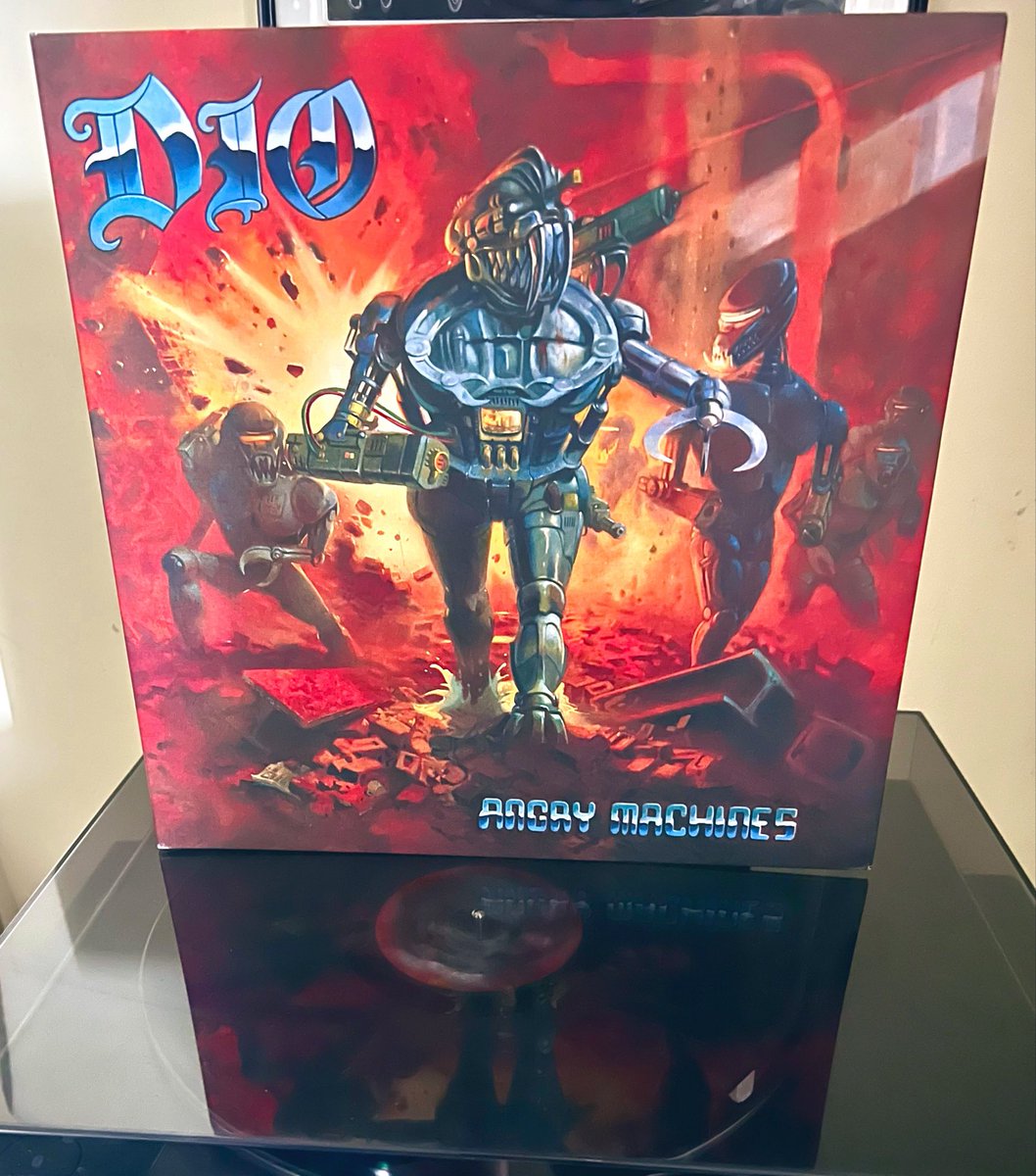 RockMetalManiac's tweet photo. #NowPlaying #Dio #AngryMachines #PhysicalMusic #Vinyl #RJDWeekend https://t.co/wSWZ642wVl
