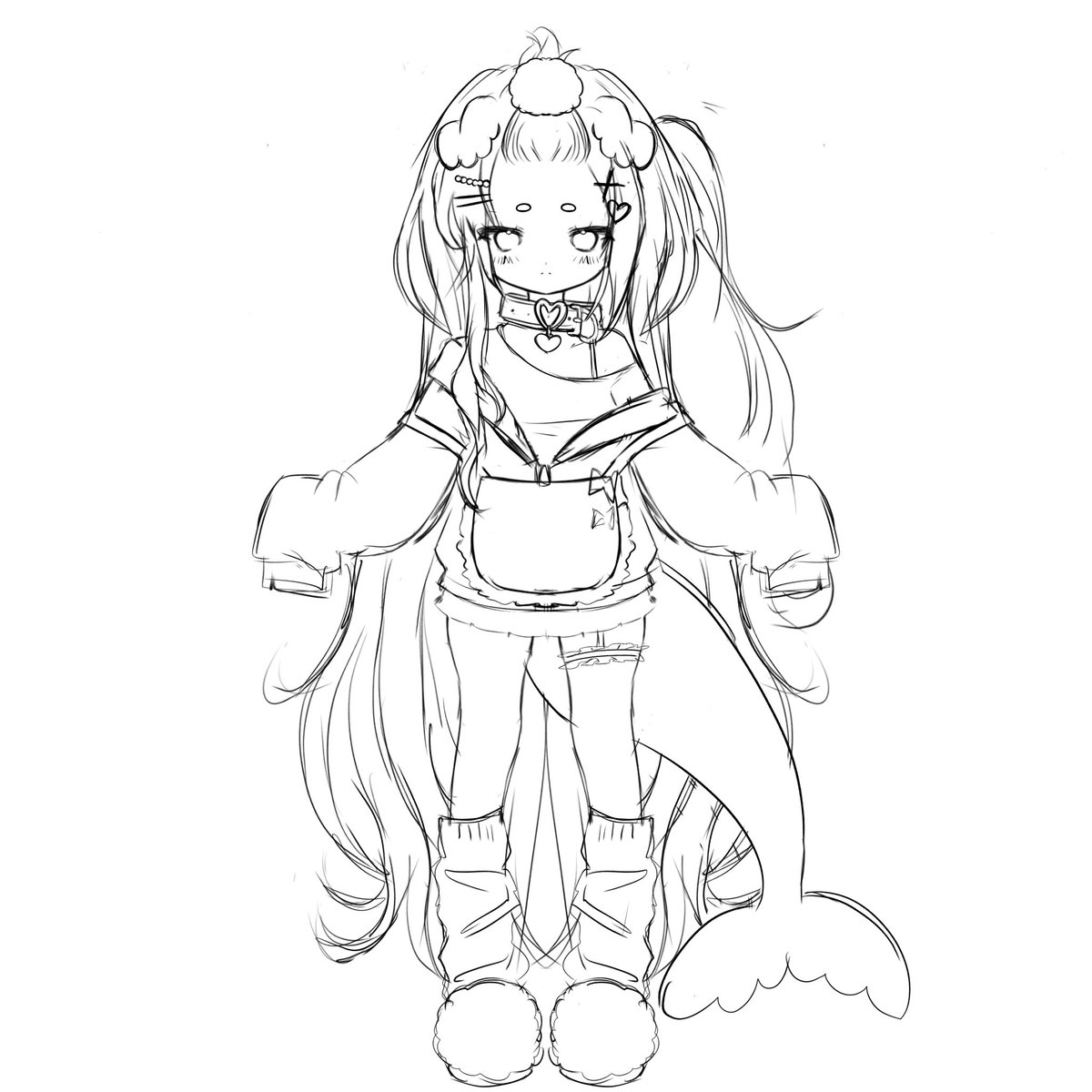 sweetmiwa's tweet photo. adopt wip! ✌︎˶╹ꇴ╹˶✌︎ prob gonna sell her for $80 https://t.co/AUHihGRjw6