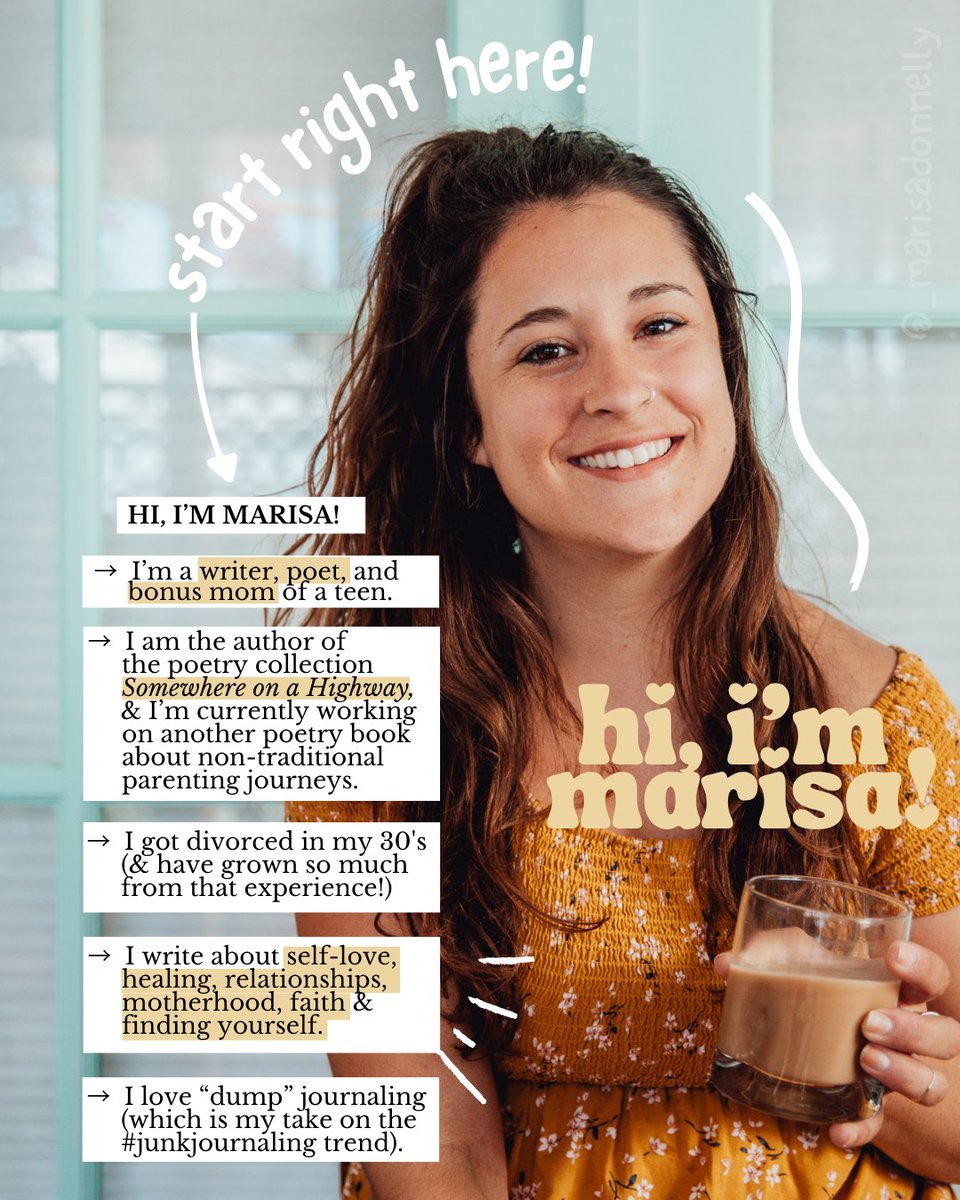 _marisadonnelly's tweet photo. Hiiiiii! π I'm Marisa! I wanted to share a (re)introduction because this page is dedicated to my creativity & art!
If you're new here, welcome! π & If you've been here for a while, thank you for supporting my work! Yay! π π» #poetsofx https://t.co/vlpWkUwTJo