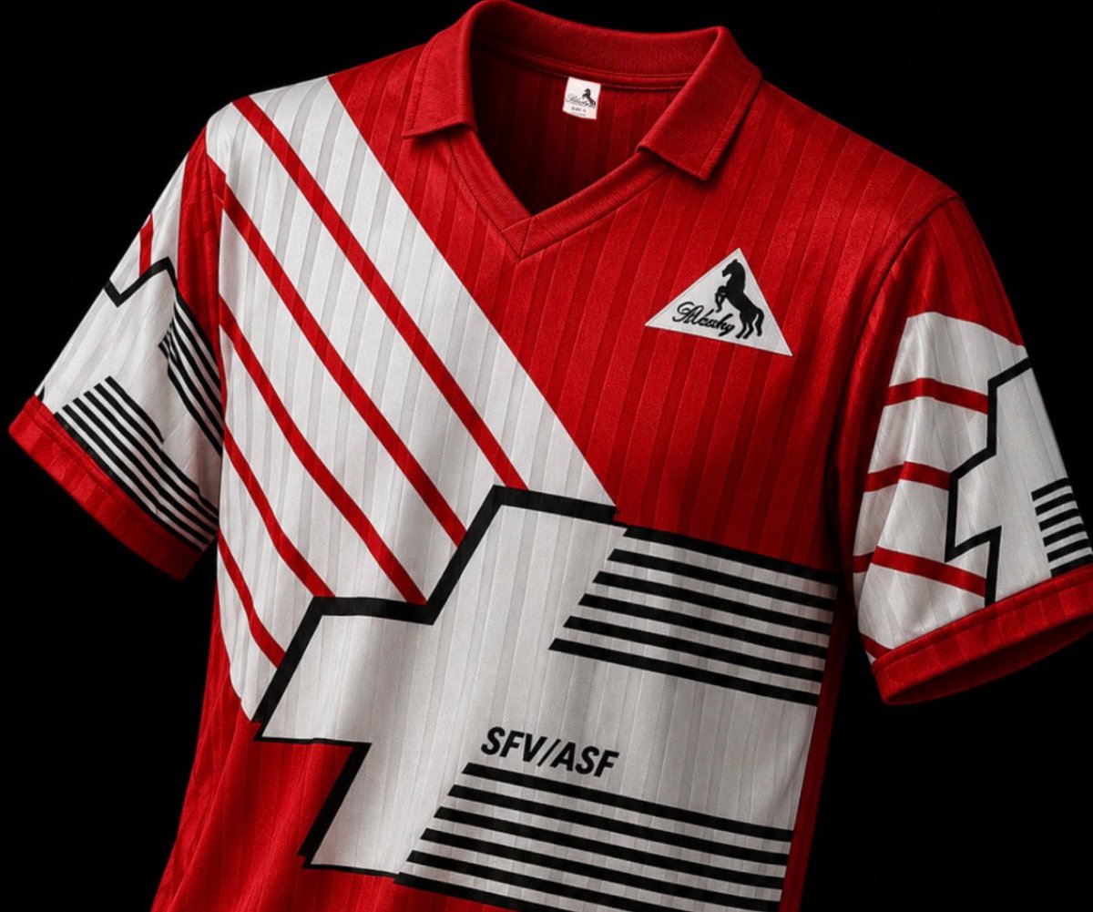 TopClass_FB's tweet photo. Top 4 ( Switzerland Home kits 👕 🇨🇭) of all time https://t.co/Fc1TAHInI0