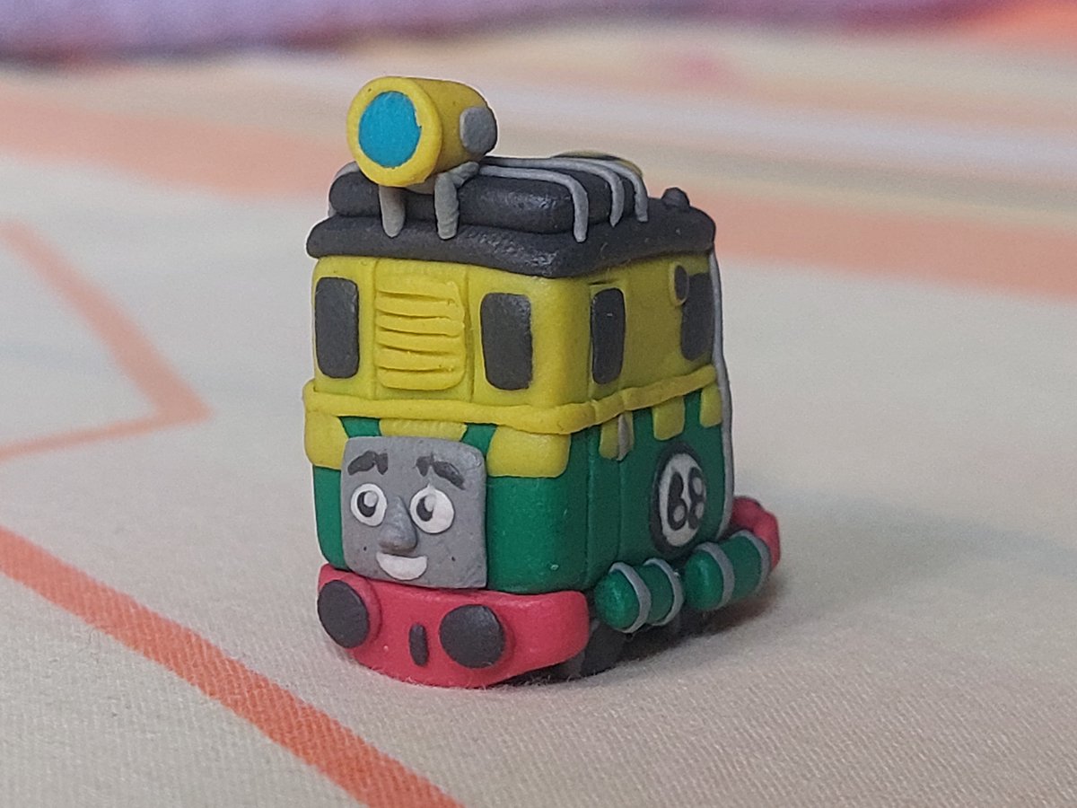 EnriqueDocument's tweet photo. Phillip is a high-energy, confident, and somewhat restless diesel boxcab; he believes he beat Gordon in a race, even though he didn't even participate 🚃😁.
#thomasandfriends #thomasthetankengine #ttte #mattel https://t.co/QiEazrv7A3