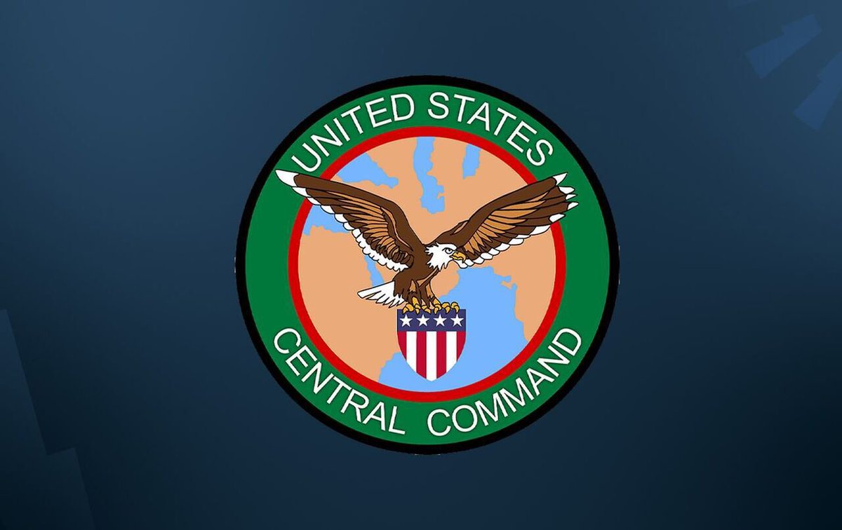 sentdefender's tweet photo. U.S. Central Command has said that they have begun a third round of strikes on Iran, following the Iranian strike on a vessel, the M/V GFS Galaxy, in the Strait of Hormuz. Per the release, 1 crew member of the vessel is missing after the strike and the vessel is immobilized due to fires in the engine room.