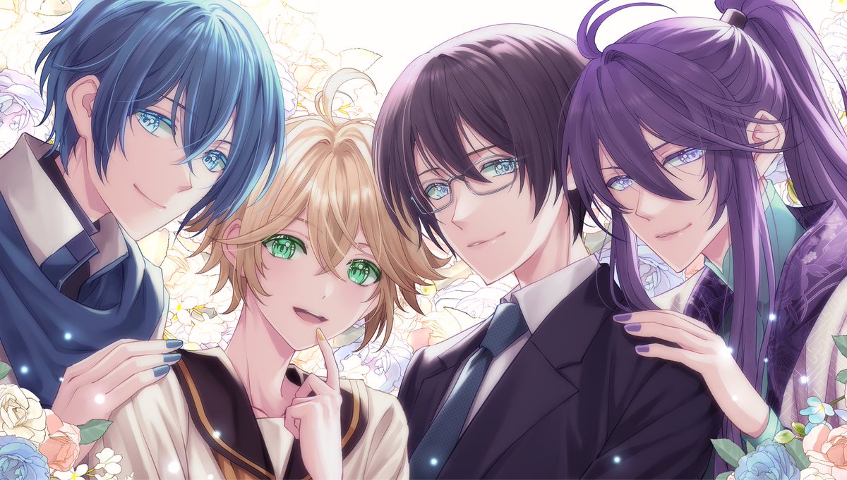 ChisatoTomoe's tweet photo. こういう乙女ゲームが欲しいんだ
 #KAITO  #鏡音レン  #氷山キヨテル  #がくっぽいど https://t.co/7OXZFcbn5U
