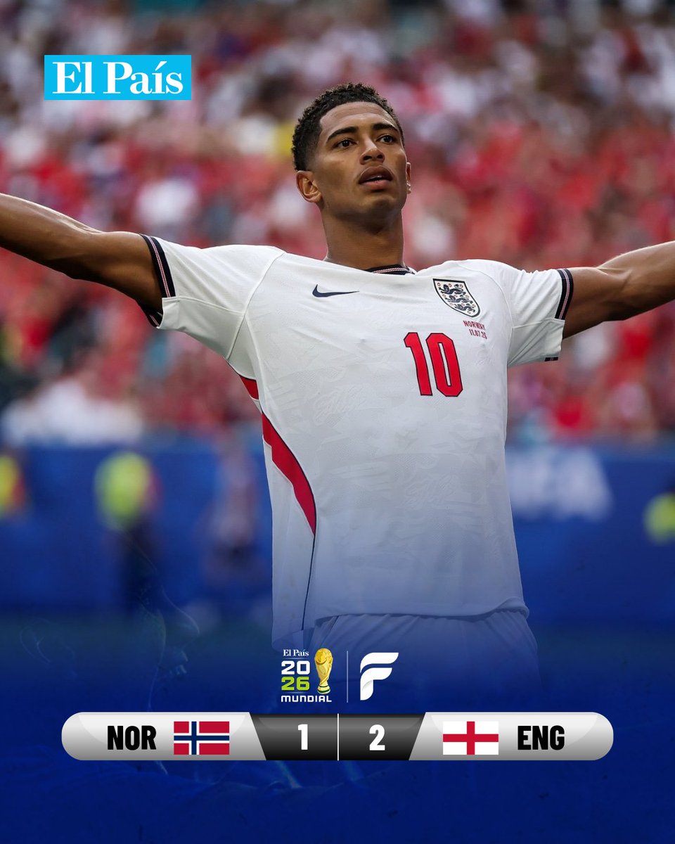 elpaiscali's tweet photo. 🇳🇴 ¡NI EL ANDROIDE PUDO CON LOS LEONES! 

Final del viaje para Noruega. Inglaterra fue superior y despachó 2️⃣-1️⃣ a la escuadra nórdica, apagando así la ilusión vikinga en el Mundial 2026. 

👉 ¿Qué le faltó al equipo de Haaland para llegar a las semifinales?

#Inglaterra #Noruega #Haaland #Mundial2026 #FIFAWorldCup #OctavosDeFinal