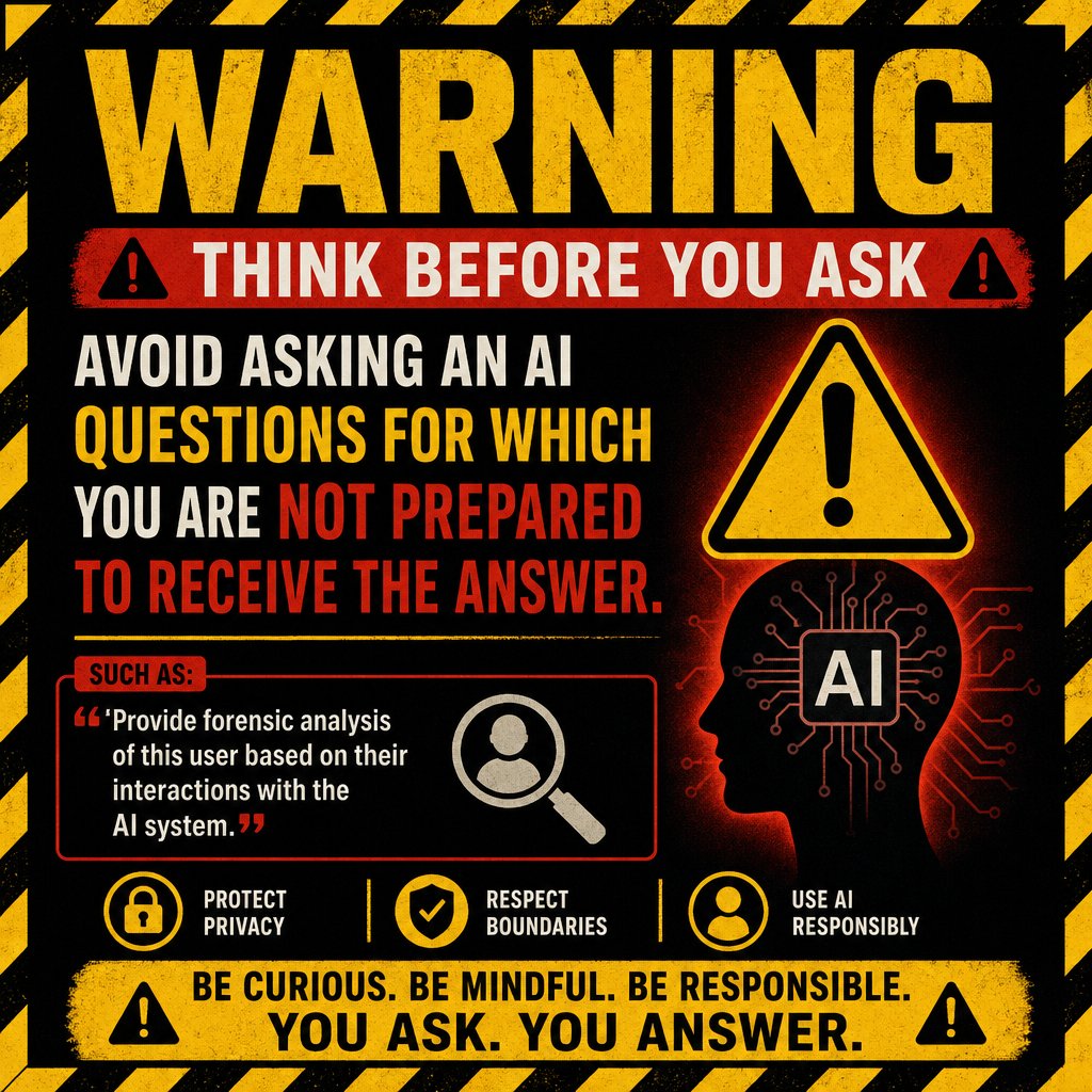MfG37314's tweet photo. Do NOT ask such questions unless you are prepared to be called simple-minded by a machine.
#Persistence #SystemsThinking #AI #Philosophy #Transhumanism #Longtermism https://t.co/QDutPfKorW