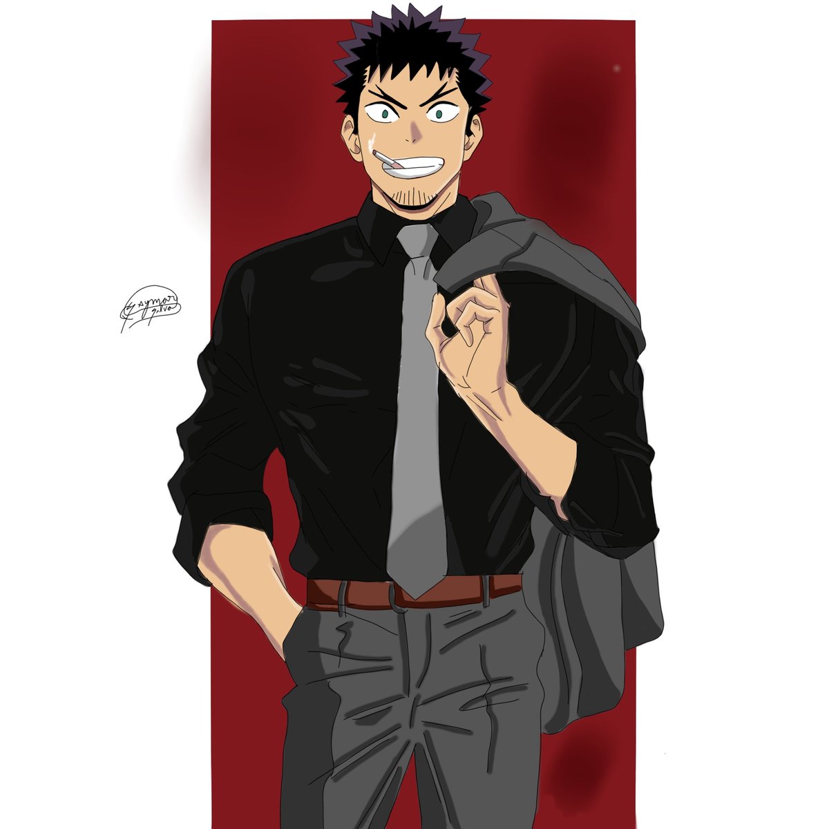 MaestraZKai's tweet photo. #怪獣8号 #Kaijuno8 #drawingㅤㅤ #drawingdigital https://t.co/cYjk8mj7cx