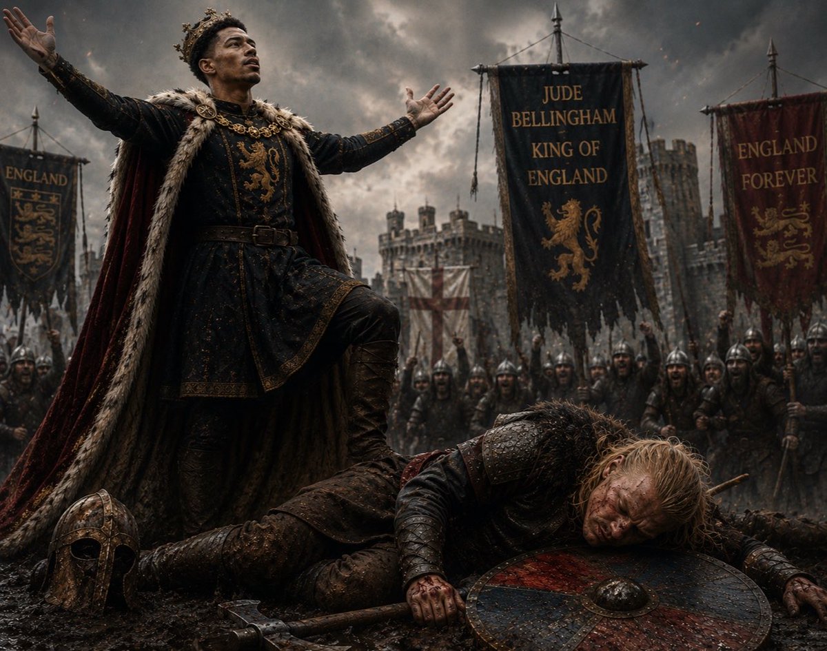 gC_1937's tweet photo. The battle is over, and the banner of victory flies high .. 🏰⚔️

#FIFAWorldCup 
#england  vs #norway https://t.co/358vjF0oSb