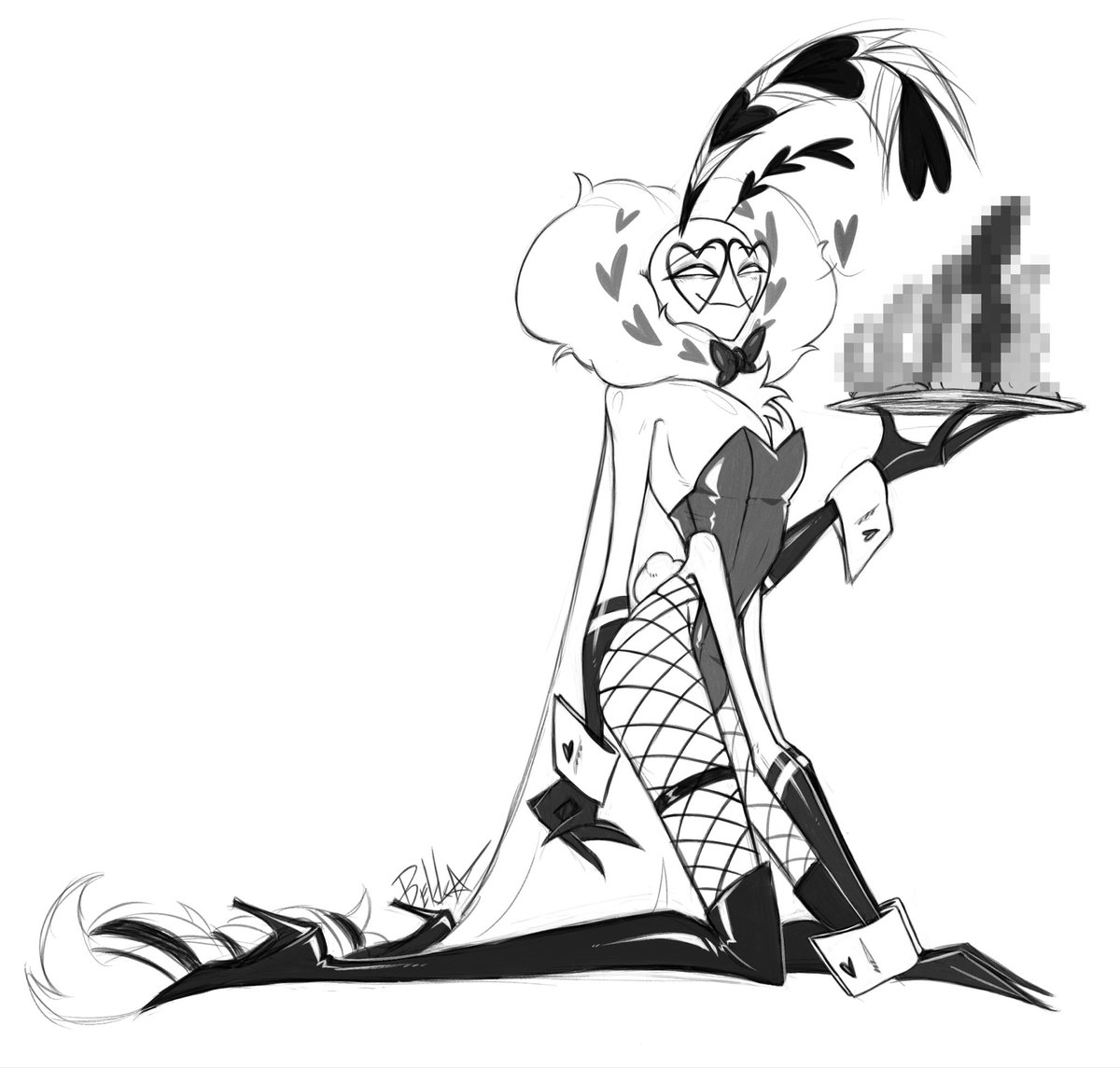 Rebekka904's tweet photo. Something something horny 

#hazbinhotelvalentino https://t.co/hMORAVxhDm