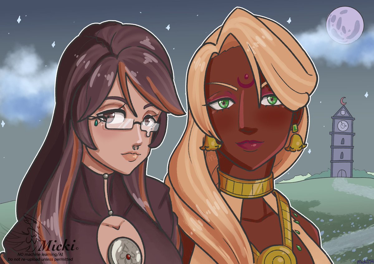 Micki154's tweet photo. I drew @orbiicat's lovely Bayo sona and OC for artfight! https://t.co/dlssvnCoZl