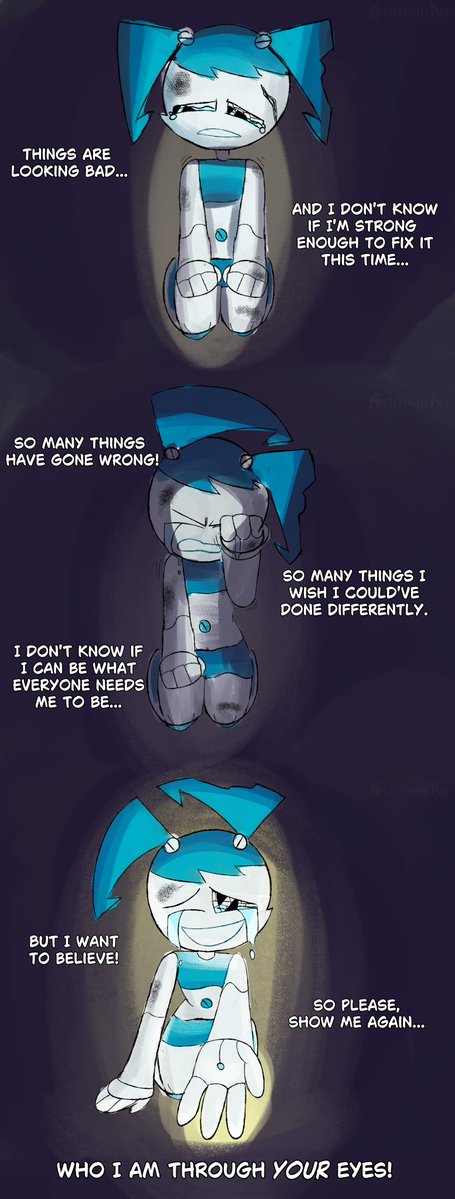 Antithesis_Art's tweet photo. This struck me in the head, so I couldn't not make it.
More art therapy, I guess. 

#mlaatr #jennywakeman #XJ9 #mylifeasateenagerobot https://t.co/DFaz5bO1e6