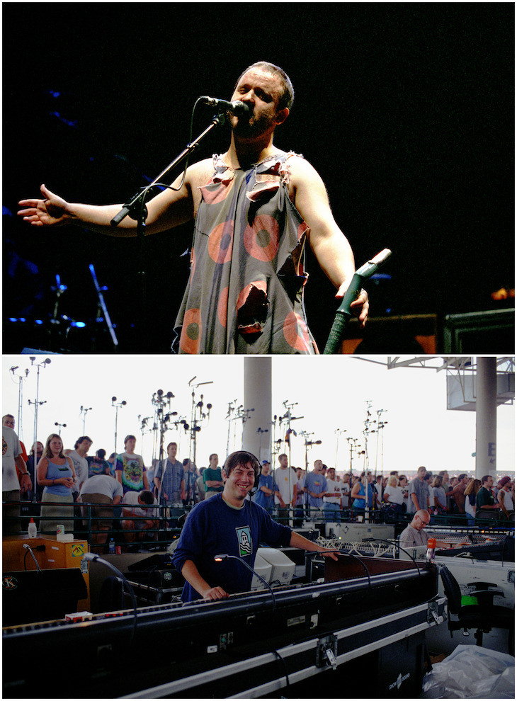shapsio's tweet photo. 26yrs since the Moby Dick show - 7/11/00 Deer Creek2 - second night of #phish’s 1st 3-night stand at Deer Creek Music Center, where they’ve played 33 shows to-date (’95-2026) with two more on deck tonight and tomorrow.  photos by @jeffkravitz https://t.co/x5haLGW9Ng