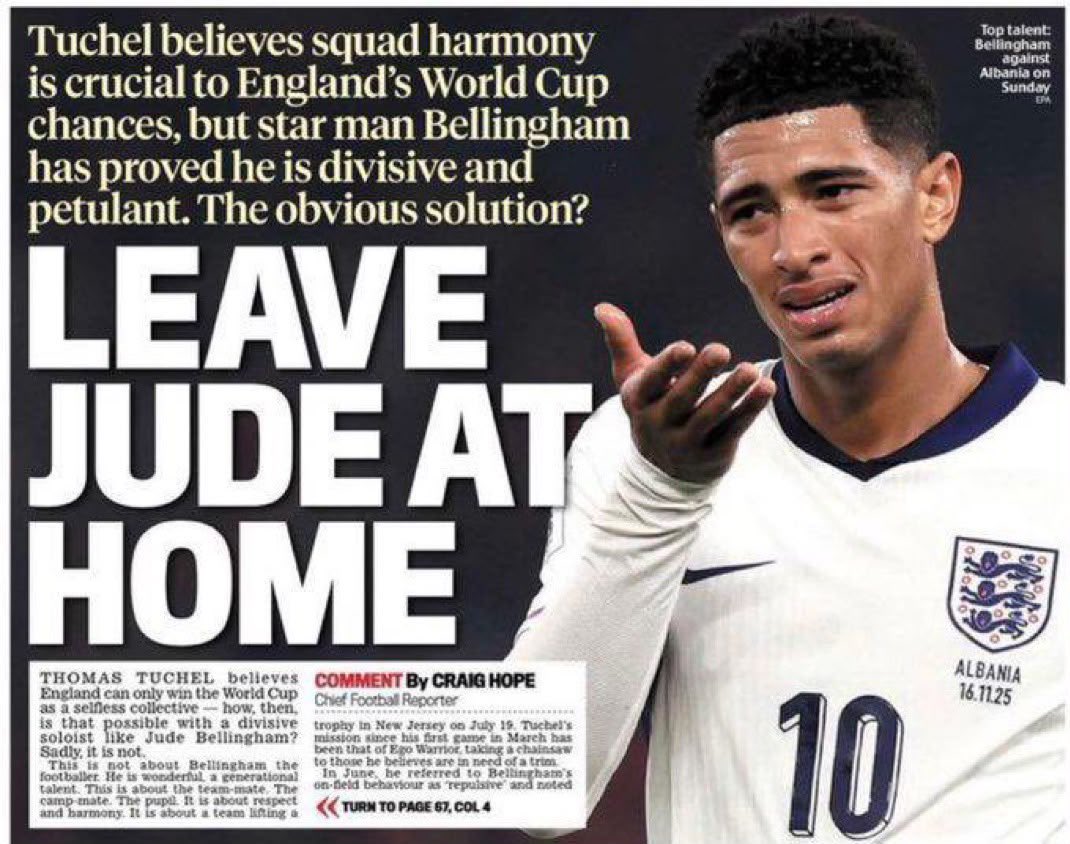 aymdrid's tweet photo. And they said leave Jude at home hahahaha
@CraigHope_DM
said 🤡📷 #Eng https://t.co/vc7CC1uXYj