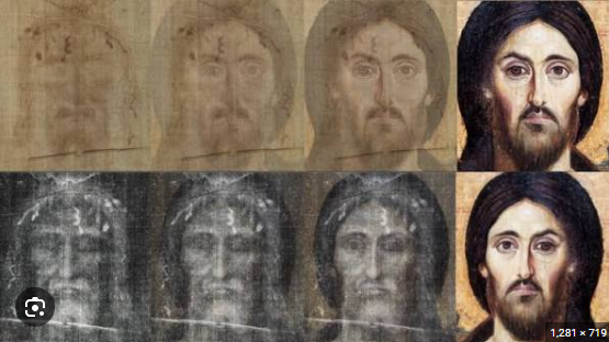 RealSacredHeart's tweet photo. @JamesLucasIT It also happens to be a perfect match to the image on the Shroud of Turin, including the "unmatched" eyes. https://t.co/JMpTq3LCr2