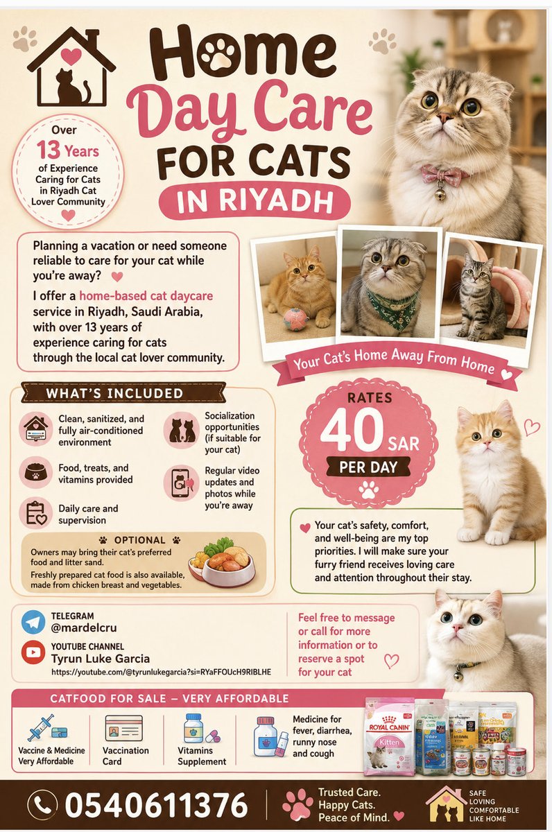 cat_riyadh's tweet photo. #cat
#petservices
#cats
#catlounge
#catsofinstagram
#catresort
#catstagram
#catclub#riyadh
#instacat
#riyadhcity
#catlover
#riyadhpets
#catlife
#riyadhcats
#kitty
#riyadhcat
#kitten
#saudiarabia
#kittens
#saudi
#meow
#ksa
#catoftheday
#petsksa
#petsofinstagram
#catsksa
#cutecat https://t.co/LGyJ8qZPdE