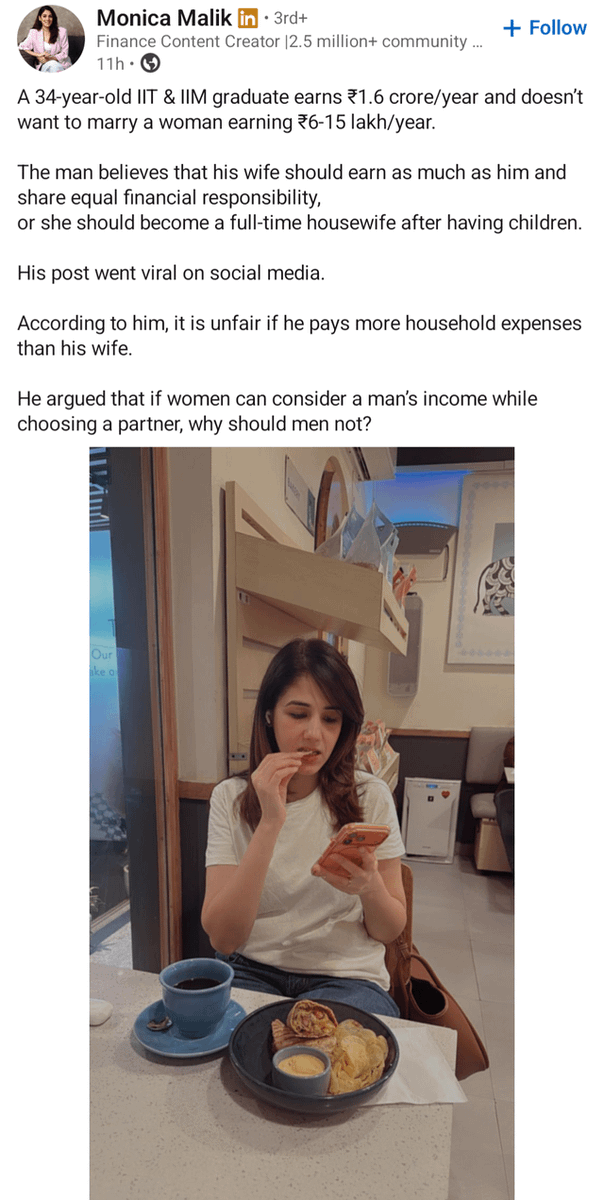 LinkedInLunat1c's tweet photo. But what's the deal with posting your own photo? https://t.co/U2OP2Q0N3N
