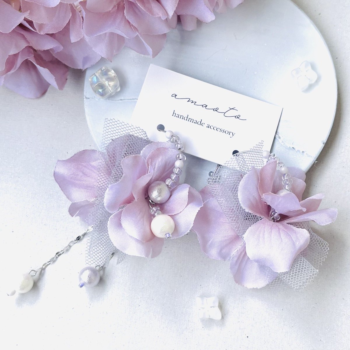 amaoto_acce's tweet photo. #可愛いのキャパを超えました #365DIYtheme

チュールにパール、
花びらとアンニュイなピンク…

耳元に、限界を超えて可愛いを詰め！！🌸
ボリューミーなピアスです🥰

#ハンドメイド好きさんと繋がりたい
#amaoto https://t.co/psnfJRnadM