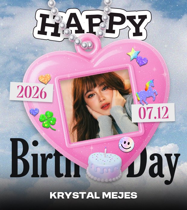 idolpick_vote's tweet photo. 2026.07.12

🥳Happy birthday to Krystal Mejes
🎉 Krystal Mejes 님의 생일을 축하합니다

#KrystalMejes

💌
https://t.co/7VBqVojeH6

#아이돌픽 #idolpick https://t.co/1wdECR2u7I