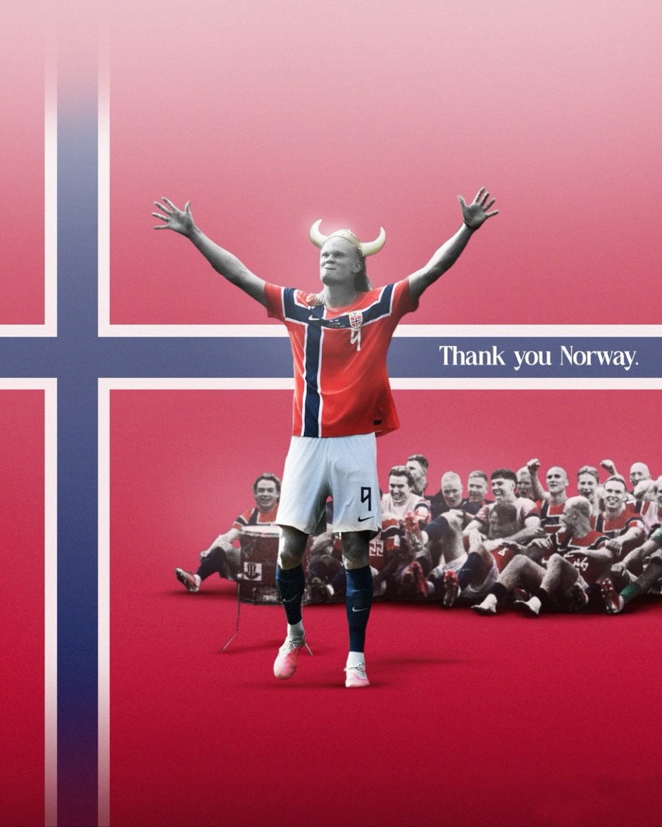 ofootball__'s tweet photo. 𝐓𝐡𝐚𝐧𝐤 𝐲𝐨𝐮 𝐍𝐨𝐫𝐰𝐚𝐲. 🇳🇴 https://t.co/sbINq5jdpP