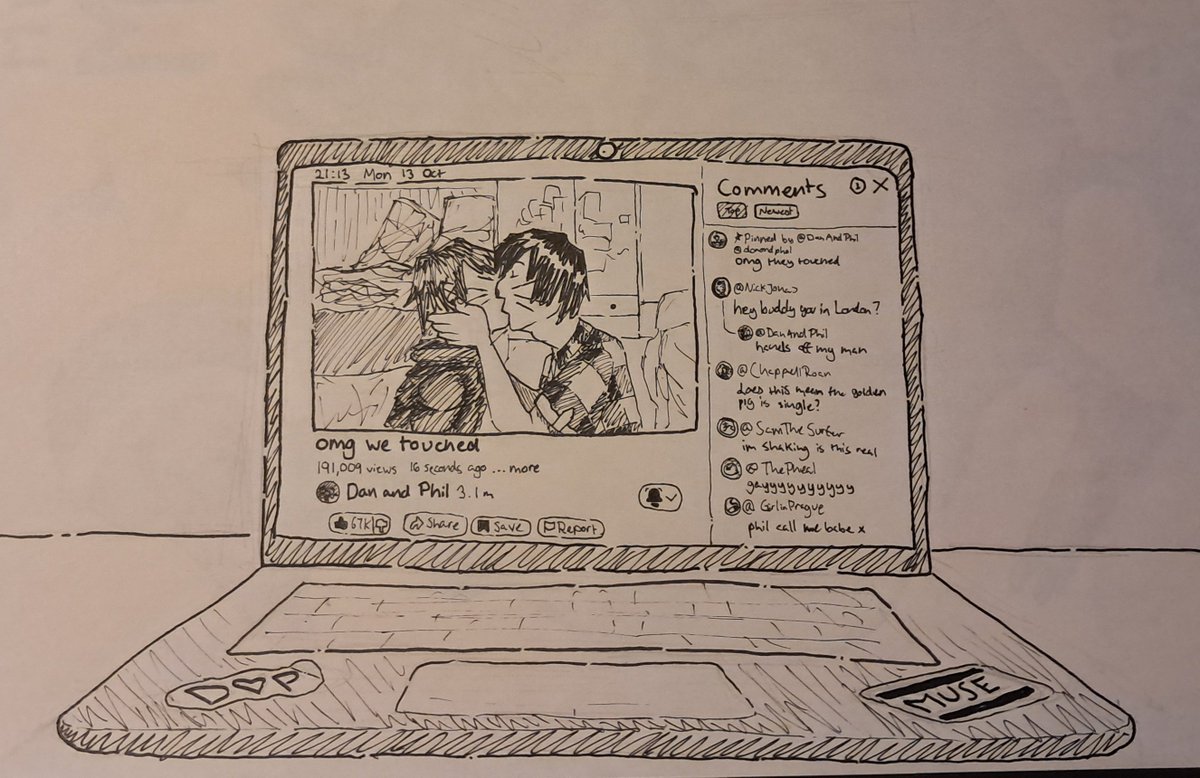 donondphol's tweet photo. drew this and promptly ruined it! #phanart https://t.co/caiX6vMPC1