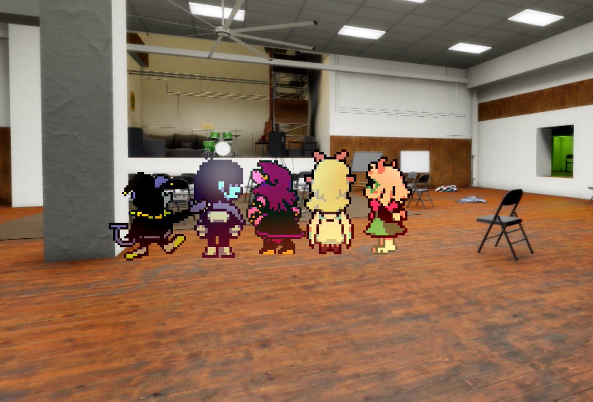 P4R0DYR00MS's tweet photo. @Da_Fun_Gangz -Walking into the room, the sound of loud incoherent music could be heard coming from nearby. The sound of the music seemed to be coming from the metal door from the left.-
[ENTER?] https://t.co/csCDnIyac3