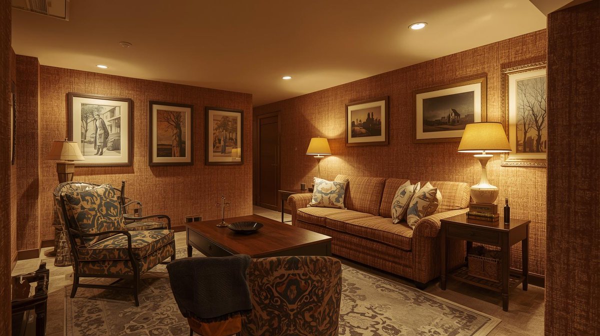 DallasShalom's tweet photo. Looking to create a stylish home office, cozy entertainment area, or guest retreat? We’ve got you covered! ✨

These small basement ideas will help you design a space that suits your needs and
 https://t.co/Pxj85JnXvm https://t.co/RQ3IfXISMj
