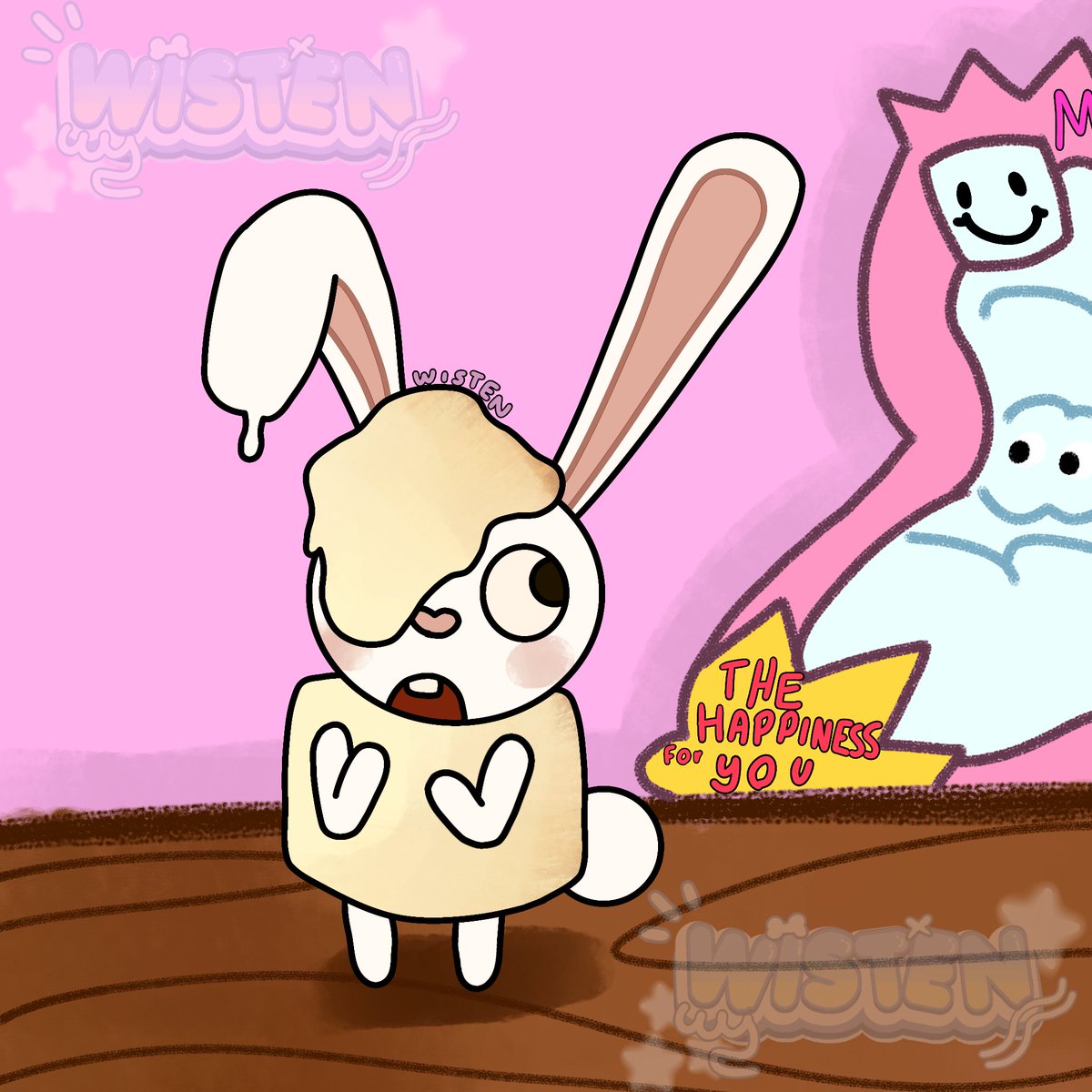 Some new and old art (Bunbun redraw 2025) and a something new