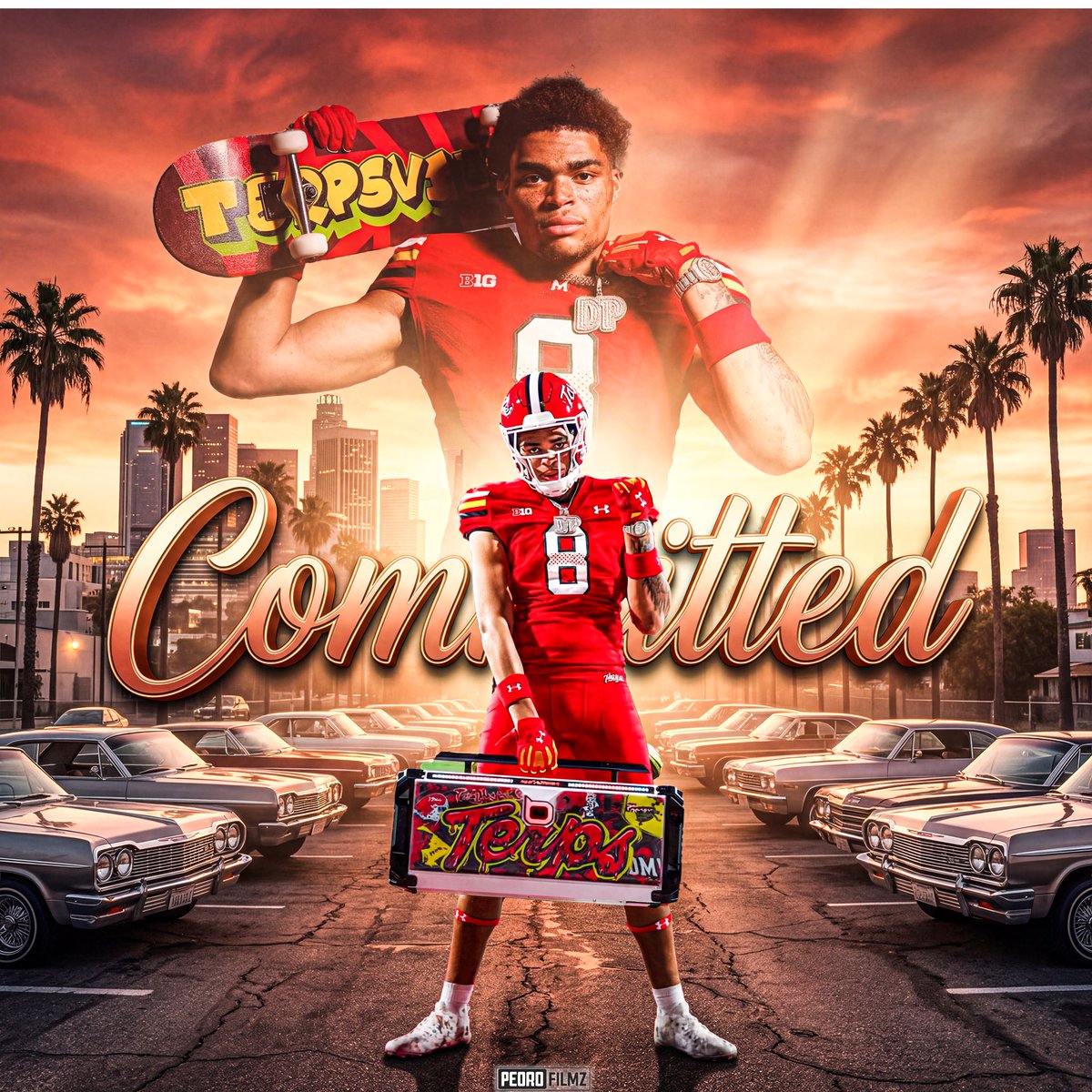 Pedrofilmzz's tweet photo. 3⭐️ EDGE Dallas Pauldo, the No. 20 player in Tennessee, has committed to Maryland over Georgia, Missouri, Tennessee, and Arkansas. 🐢🔥

After a breakout junior season, Pauldo earned 15+ Division I offers and is set for a huge senior year. 📈 https://t.co/vTrmqsonZp