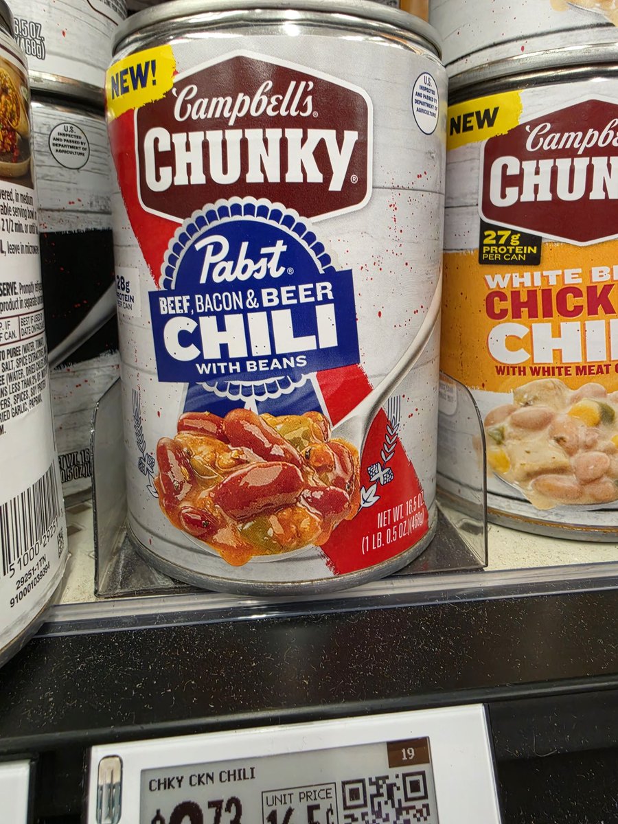 BoogieDaddyO's tweet photo. We got PBR soups now. 'Merica. https://t.co/2ymwbtSgWu