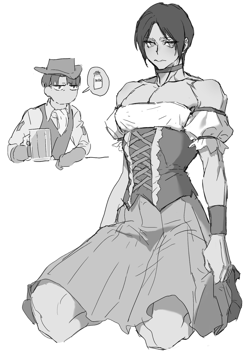 heilebaji's tweet photo. リヴァエレ 🤠🥛 https://t.co/d5j0kYLXQ8