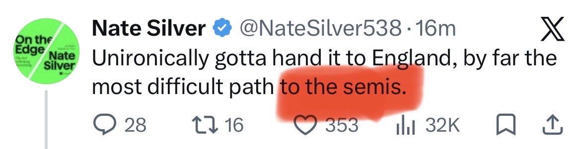 JohnStopSinging's tweet photo. @drewwalsh32 @Biggiethelad1 @NateSilver538 Yeah but that’s irrelevant to the point Nate made https://t.co/oG0mULck3r