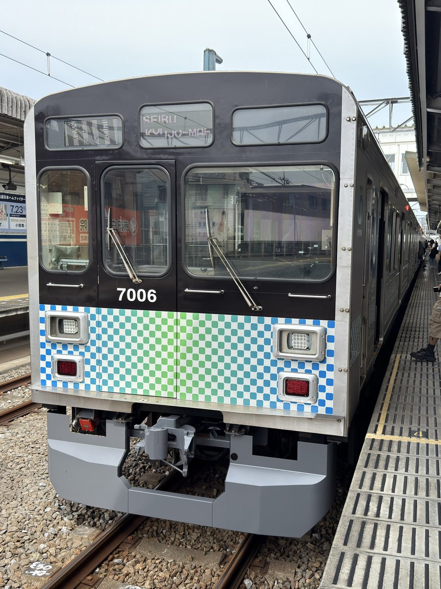 CK_222_NJ's tweet photo. 西武の新しいサステナ車両7000系（東急の中古車）はじめて乗った
車内は懐かしい東急時代と変わらず懐かしさを感じる https://t.co/3cKx7jVrpi